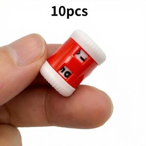 빈티지 기계식 뜨개질 및 코바늘용 행 카운터 10개입 (팩당 10개) 잠금식 다이얼 및 잠금식 다이얼 스티치 키퍼 포함 - 수동용 배터리 불필요 도구, 뜨개질, 아미구루미, 레이스 제작에 적합, 코바늘 애호가를 위한 향수를 불러일으키는 선물