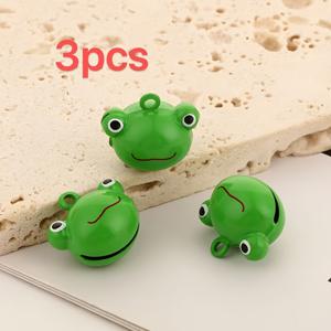 개구리 테마 벨 장식, 크리스마스, 집 및 애완 동물 장식, 크리스마스 파티 선물, 크리스마스 트리 및 선물 장식, 애완 동물 목걸이 벨로 적합