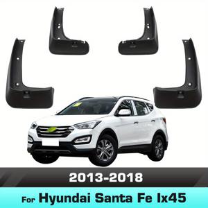 현대 싼타페 LX 2013-2018용 전면 범퍼 가드 스플래시 커버 4개 자동차 액세서리 플라스틱 소재 후면 옵션 차체 배치 옵션