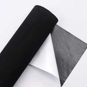접착식 인조 스웨이드 패브릭, 부드러운 벨벳 같은 촉감의 필앤스틱 인조 스웨이드 장식 소재. 자동차 내장 트림, 헤드라이너 라이닝, 도어 패널, 소파 수리, 가구 리폼, 벽 패널, 보석함 안감, 공예품, 홈 데코에 적합. 내구성 있는 폴리에스터 원단으로 제작, 쉽게 커팅 가능, 도구 없이 DIY 부착 가능
