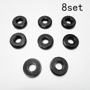 8개 나사형 타프 그로멧, 14mm 내경 고강도 아일렛, 텐트 어닝, 캠핑 방수 타포린 고정 부착용