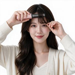 무선 미니 고데기 휴대용 앞머리 고데기 빗 고데기 C컬 웨이브 볼륨 빗고데기 TYPE-C 충전식 옆머리 미니고데기 앞머리고데기
