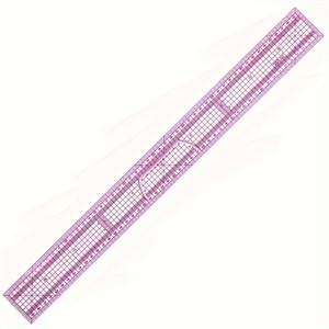 내장 스케일이 있는 다기능 50cm 플라스틱 자, 패션 디자인 및 재봉을 위한 재단 및 패턴 커팅 도구 - 1팩