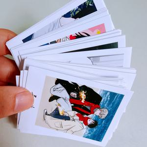 40장/박스 한국 스타일 핸섬 보이 LOMO 스몰 카드 고화질 인쇄 컬렉션 카드 팬 컬렉션 트레이딩 카드 고미적 감각 장식 엽서 만화 애호가 선물 컬렉션 좋음