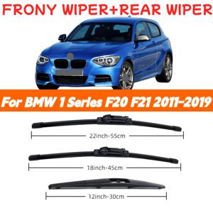 BMW 1 시리즈 F20 F21 (2011-2019년 모델)용 와이퍼, 사이즈 22''+18''+12'', 교체용 와이퍼 액세서리 세트 - 3개입