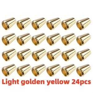 24개 또는 36개 트럼펫 모양 코드 엔드 액세서리, 금속 조절 버클 포함, 4mm 구멍 직경, 스웨트팬츠, 후드티, DIY 의류 액세서리에 적합 | 내구성 있고 설치가 쉬운 코드 조절기, DIY 코드 아트 장식 버튼, 재봉 액세서리, 금속 스프링 버클, DIY 코드 엔드 액세서리