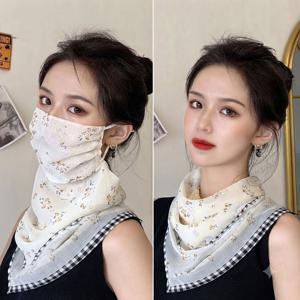 여성 여름 마스크겸 스카프 쁘띠스카프 여름목스카프 손수건스카프 쿨스카프 쉬폰스카프 손수건