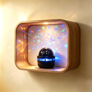 LED 별과 달 투사 무드등 – 7색 밝기 조절 USB 은하수 조명; 가정 장식, 선물, 할로윈, 크리스마스, 파티용으로 이상적; 거실 및 침실 천장 장식용