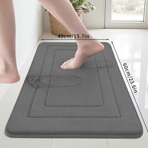 1개 플란넬 메모리폼 욕실 매트, 주방 러그, 레트로 흡수성 미끄럼 방지 매트, 긴 러너, 편안한 스탠딩 패드, 거실, 침실, 욕실, 주방 싱크대, 세탁실, 사무실 카펫, 발렌타인데이 홈 트랙에 적합