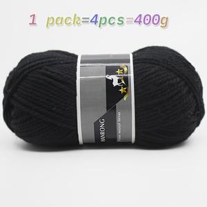 400g 245針 청키 울 알파카 원사, 핸드 니팅용, 핸드메이드 스카프, 모자, 스웨터, 코바늘 신발, 가디건, 재킷, 청키 뜨개질 털실, 뜨개바늘, 남녀공용 스웨터용 털실, 100g/개, 4개입/팩