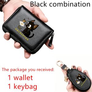 RFID 원 지갑, 원 키백 남성용 작은 지퍼형 봉포나무자색 PU 지갑 키 파우치 아코디언 스타일 카드 슬롯 여성용 지갑, 신용카드 홀더 지갑 카드 파운드 남녀공용 여성용 선물 남성용 선물 완벽한 선물 친구가 주는 선물 2D 평면 프린팅