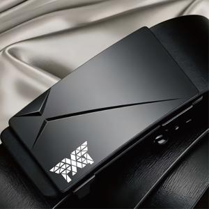남성용 PXG 버클 벨트 - 길이 조절식 비즈니스 및 캐주얼 벨트, 일상복, 사무실, 격식 있는 행사에 적합, 버클 시스템, 단색 디자인 (세탁 불가)