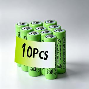 4개/10개 1.2V Ni-MH 충전식 AA 배터리 400mAh, 고성능 AAA 배터리, 가정용 전자제품 및 리모컨용 장시간 사용 가능