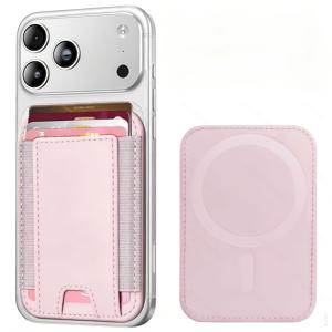 Mag Safe 마그네틱 모바일 지갑은 iPhone 18 듀오와 호환되며 7장의 카드를 수납할 수 있습니다. RFID 차단 비건 합성 가죽으로 제작되었으며 iPhone 18, 17, 16, 15, 14, 13 프로 맥스의 전체 라인업에 적합합니다