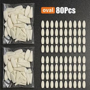 80개 세트 아트 스케치 스크래퍼 헤드, 세척 가능한 스펀지 브러시, 등급 디테일 지우개, 스펀지 블렌딩 팁 세트