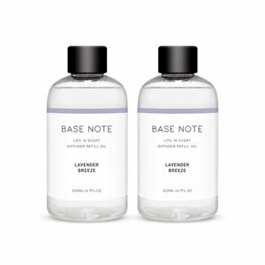 [재고정리 SALE] 베이스노트 디퓨저 리필액 200ml 2개입 실내용 차량용 방향제 오일