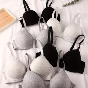 가을 겨울 6pcs 세트 푸쉬업 브라 편안하고 통기성 좋은 패션 우아한 여성 란제리 브라 24815# 6pcs