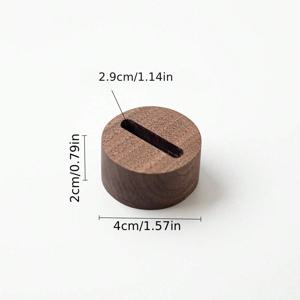 1개 또는 2개 호두나무 보석 스탠드 - 반지, 팔찌, 귀걸이용 오픈 센터 홀 자연스러운 우아한 나무 정리함 - 프로포즈, 결혼식, 기념일 선물 여성용 - 홈, 살롱, 부티크 데스크탑 장식 - 내구성 있는 호두나무 제작, 링 디스플레이, 디자인, 매끄러운 질감, 보석 상자