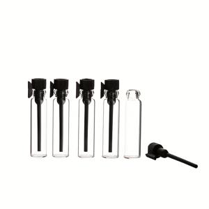 100개입 1ml 2ml 투명 유리 스포이드 병 미니 에센셜 오일 피펫 바이알 향수 시중판 사이즈 디스펜서 병 빈 병