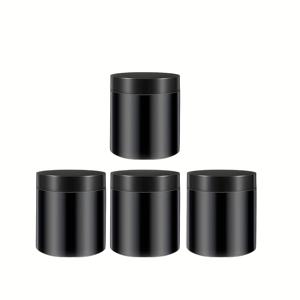 4/6/8개 8oz (250ml) PET 블랙 화장품 디스펜서 병, 마스크 클레이 디스펜서 용기, 여행용 리필 가능 용기 (보석, , 글리터 화장품, 로션, 크림, 연고, 등)