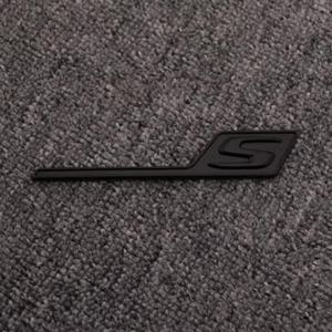 3D ABS S 엠블럼 자동차 리어 트렁크 배지 ( 벤츠 X156 W205 W212 W207 W176 A GLA CLA 45S GLE GLC C E 63S)