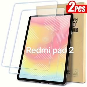 2개입 HD 방지 스크래치 강화유리 화면 보호필름 Xiaomi Pad 2 11인치용, 안티글레어, 지문방지, 쉬운 설치