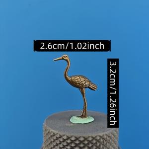 황동 시뮬레이션 스탠딩 가재 장식 암석 정원 석재 분재 건조 조경 장식 모델 사진 소품 빨간색 왕가재 피규어, 우아한 가재 미니어처 조각상 작은 금속 수집품, 모래 테이블 분재 액세서리