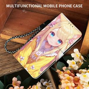 휴대폰 케이스 - 아이폰 7/7Plus, 8/8Plus, SE/SE2 (2020)/SE3 (2023), X/XS/XSMAX/XR, 11/Pro/Promax, 12/Pro/Promax/Mini, 13/14/Pro/Promax/Plus, 15/Pro/Promax/Plus 용 만화 소녀 패턴 휴대폰 케이스