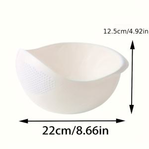 필터 메쉬가 있는 쌀 씻는 그릇 1개 — 과일, 채소, 쌀, 파스타용 주방 체 바구니. 식품 등급 플라스틱으로 제작된 이 다기능 체 바구니는 쌀, 콩, 파스타 여과에 적합합니다. 대용량 설계로 다양한 용도로 사용 가능하며 2~4인 가구의 일일 식사 준비 요구를 충족합니다. 세척이 쉬운 이 식품 여과기는 사계절 내내 가정 주방 사용에 이상적입니다