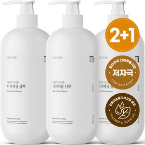 2+1 오브제 니치퍼퓸 샴푸 1L 대용량 지성 두피 향좋은 민감성 청소년 단백질