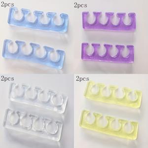 남녀 공용 발가락 분리기 및 손가락 분리기 8개입, 네일 아트, 페디큐어, 네일 폴리싱 및 젤 페인팅 미용용으로 디자인됨
