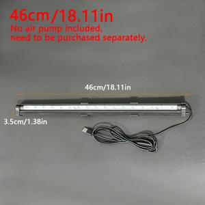 어항 LED 버블 산소 공급 조명 색상 변경 버블 잠수함 조명. LED 나노 버블 조명, IPX8, 버블 구멍이 있는 어항 조명, LED 7가지 색상 자동 색상 변경 산소 공급 어항 도구 (어항에 적합)