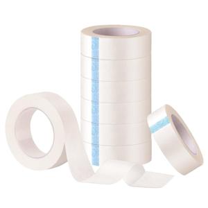 8롤 (롤당 9m) 속눈썹 연장용 전문가용 접착식 속눈썹 테이프, DIY 및 살롱용 화이트 속눈썹 접착제, 인조 속눈썹 접착, 볼륨 및 길이용