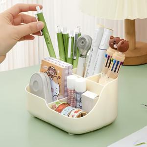 책상 및 서랍 수납함, 사무용품 정리함, 화장품 수납함. 연필, 포스트잇 등 보관에 적합. 메이크업 브러시 보관에 적합, 가정용 수납을 위한 책상 및 서랍 정리함