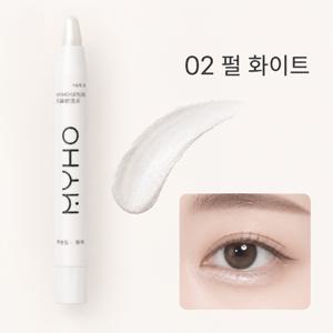 싱글 애교살 펜슬 펄 하이라이터 글리터 화이트 아이섀도우 펜슬 눈매 포인트
