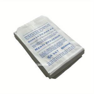 파티 답례품용 36개입 13x18cm 블루 프렌치 레터링 크라프트 종이 봉투, 빈티지 감성 봉투 스타일 선물 가방, 결혼식 생일 공예 용품용 소형 간식 봉투