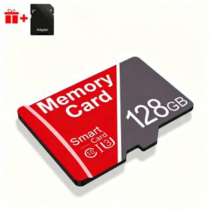 메모리 카드 1개, 128GB 64GB 32GB 16GB, 카드 리더기 및 어댑터 포함, 고속 TF 카드, A1 C10 메모리 TF 카드, 태블릿/카메라/휴대폰//차량용 오디오/게임기용 - 실제 용량, 파일을 안전하게 저장!