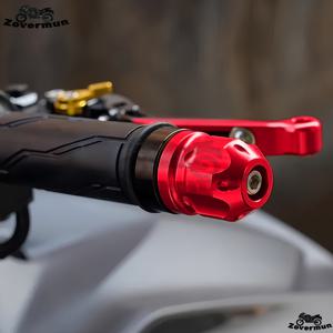 공용 CNC 핸들바 엔드 웨이트 핸들바 그립 캡 진동 방지 핸들 엔드 플러그 한 쌍, Yamaha Sym BMW Bristol GPX Triumph Ducati 호환