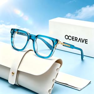 OCERAVE 신상 여성 패션 무지 안경, 남성 클래식 장식 무지 안경, 안경 파우치/케이스/옷 포함, , 장식, 파티, 선물용으로 적합