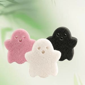 3개 랜덤 색상 할로윈 청소 스펀지, 주방 냄비 설거지 스크럽 스펀지, 양면 스펀지, 삼중 복합 얼룩 제거 청소 스펀지