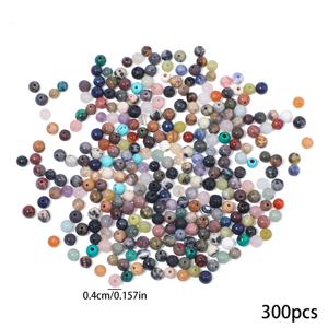 말라힛, 라피스 , 아게이트와 같은 천연석, 4, 6, 8mm 사이즈, 다양한 재료 혼합, 팔찌, 목걸이, 귀걸이 등 보석 제작에 적합한 아름다운 루스 비즈 제작에 완벽, 여성 선물로 이상적