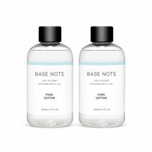 [재고정리 SALE] 베이스노트 디퓨저 리필액 200ml 2개입 실내용 차량용 방향제 오일