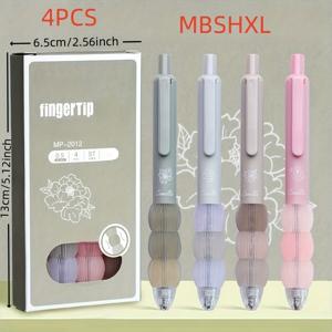 인기 상품] 4/20개입 젤 펜 (1박스), 디컴프레션 소프트 그립 푸시 타입 중성 펜, 초극세사 그립, 편안한 그립감, 0.5mm 검정 잉크, 플라스틱 재질, 리트랙터블, 속건성, 학교 및 사무용품 문구 용품 선물로 적합