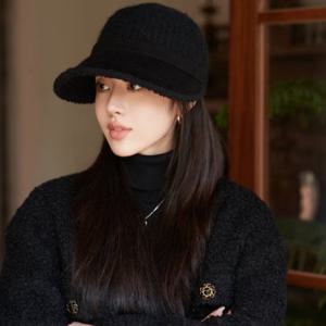 1개/2개 새로운 여성용 가을/겨울 우아하고 패셔너블한 오리부리 모자, 단색 플러시 모자 - 귀덮개 모자, 머리에 적합, 할로윈 크리스마스 휴일, 판타지 테마, 야외, 거리, 파티 및 다양한 행사에 적합, 손세탁 전용, 비신축성 잠금, 가을/겨울에 적합