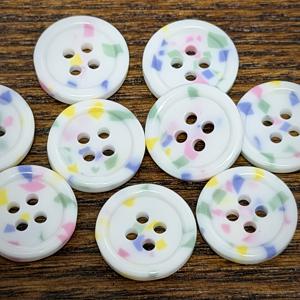 8개 15mm 20mm 귀여운 컬러 도트 레진 버튼, 스웨터, 코트, 셔츠, 손바느질, 의류, 헤어 클립, 가방, 걸이 장식용
