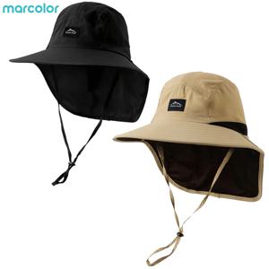 2026년 신상 (Marcol) 2개 야외 등산 대형 챙 물가 모자 남녀 동일 스타일 뒷목 보호대 방풍 로프 접이식 통기성 욕조 모자 카키 그레이 히든 그린 멀티 컬러 작업복 하이킹 모자 캠핑 등산 낚시 H