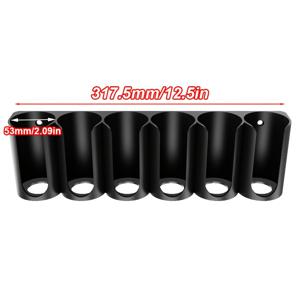 6홀 튜브형 스프레이 병 홀더 (최대 직경 53mm), 카라반 도어 벽걸이형 조인트 실란트 튜브 보관함, 차고, 차고 및 벽걸이형 조인트 실란트 튜브 보관 및 정리용
