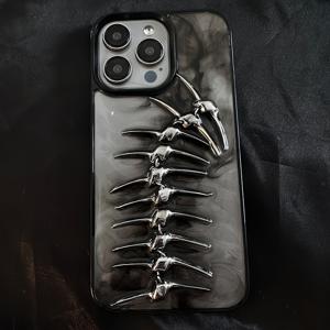 휴대폰 케이스: 크툴루 미스토스 그라데이션 드래곤 본 케이스, 애플 아이폰 18 프로 맥스, 15 프로, 14 프로, 14 (신규), 13, 13 프로 맥스 (수제 에폭시), 12, 13 프로 (니치 스타일), 낙하 방지 XS 보호 커버