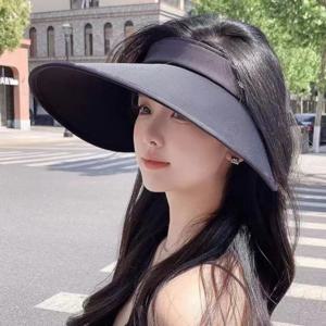 와이드챙 바이저 햇빛가리개 돌돌이썬캡 접이식 썬바이저 자외선차단 등산