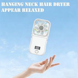 새로운 접이식 스탠딩 선풍기, 휴대용 충전식 모델, LED 디스플레이 스크린, 180° 조절 가능, 3단계 속도 조절. 미니 컴팩트 접이식 선풍기, 여행, 야외 활동 및 캠핑에 적합. 봄/여름 선물